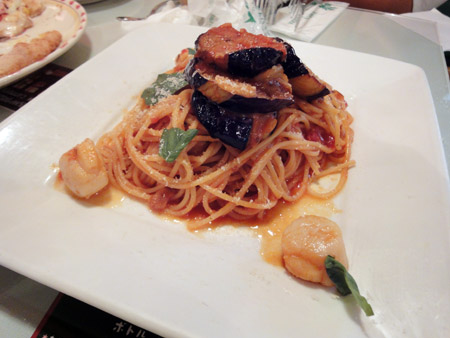 キャナリィ・ロウのパスタ