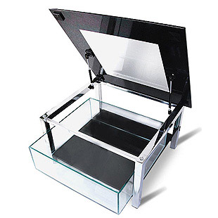 aqua tableは水槽部分も移動可能
