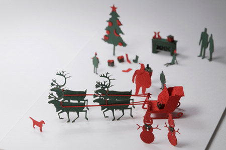 1/100建築模型用添景セット No.8 クリスマス編